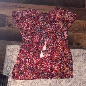 Lauren Ralph Lauren Colorful Paisley Women's Bathing Suit Cover